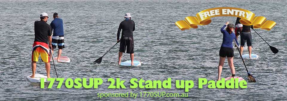 Join our inaugral 1770SUP Stand Up Paddle Board 2k